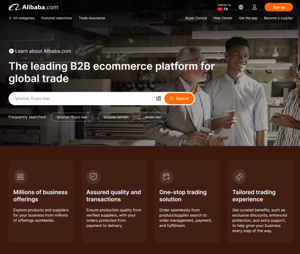 Alibaba.com dan alışveriş yapmak